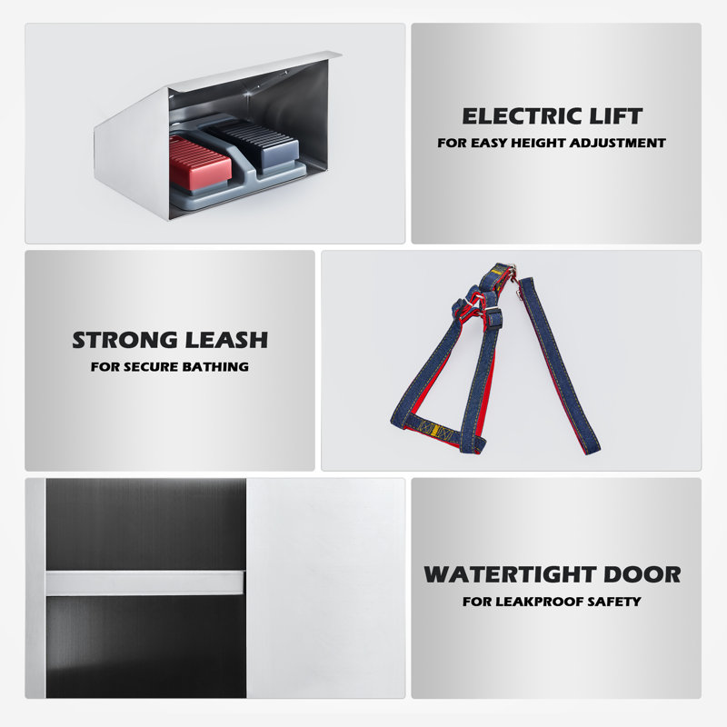 COZ Stainless Steel Dog Grooming Bath Tub & Reviews Wayfair Canada